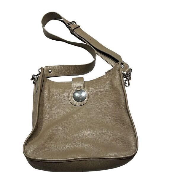 MIM & RAY Soft Italian Leather CROSSBODY / SHOULDER BAG - Picture 1 of 8